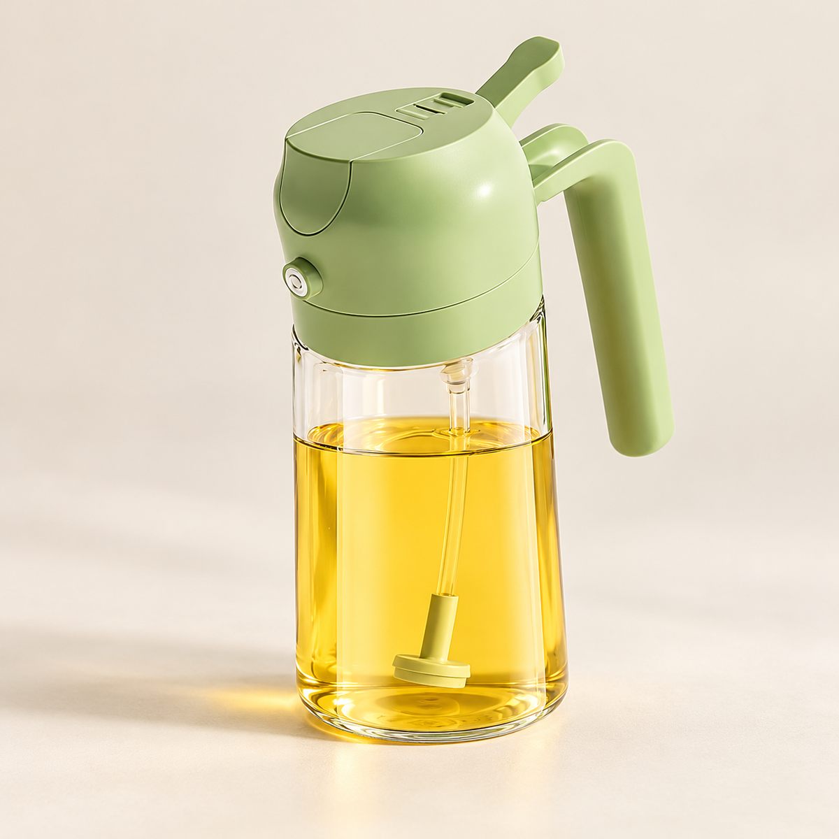 Oil Dispenser — Sage Green — product view — product illustration
